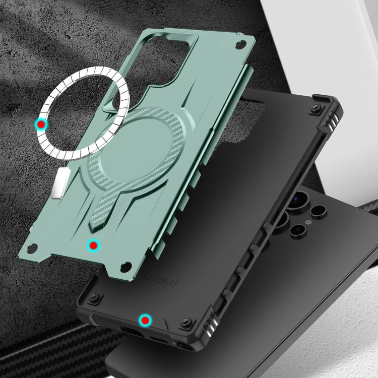 For Samsung Galaxy S23 Ultra 5G Straship MagSafe TPU Hybrid PC Phone Case