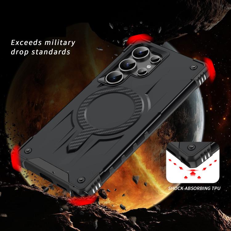 For Samsung Galaxy S23 Ultra 5G Straship MagSafe TPU Hybrid PC Phone Case