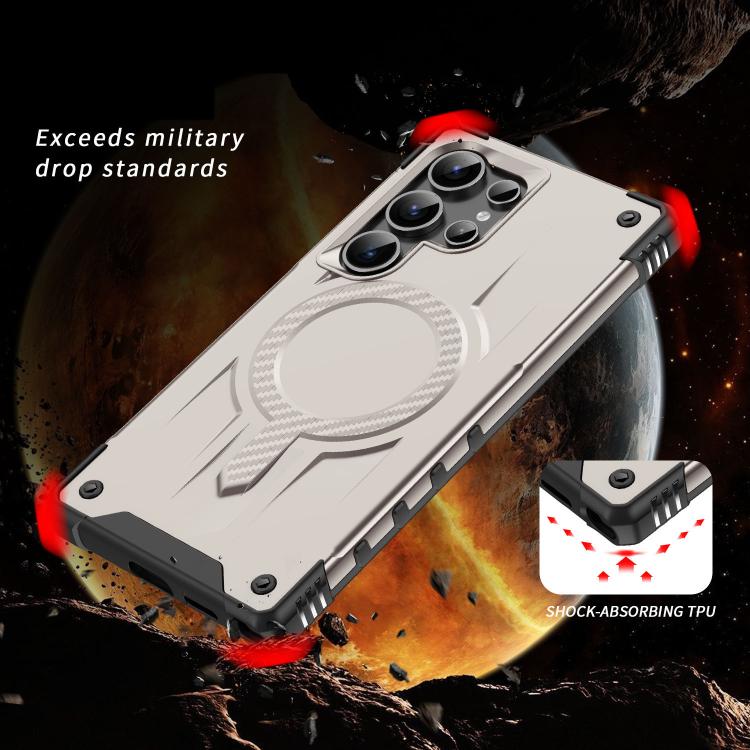 For Samsung Galaxy S23 Ultra 5G Straship MagSafe TPU Hybrid PC Phone Case