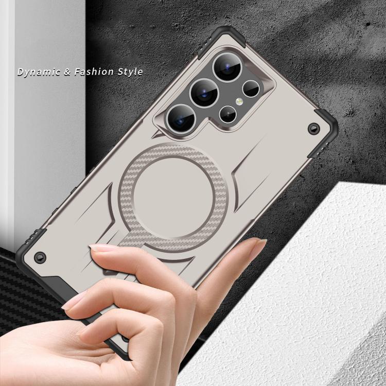 For Samsung Galaxy S23 Ultra 5G Straship MagSafe TPU Hybrid PC Phone Case