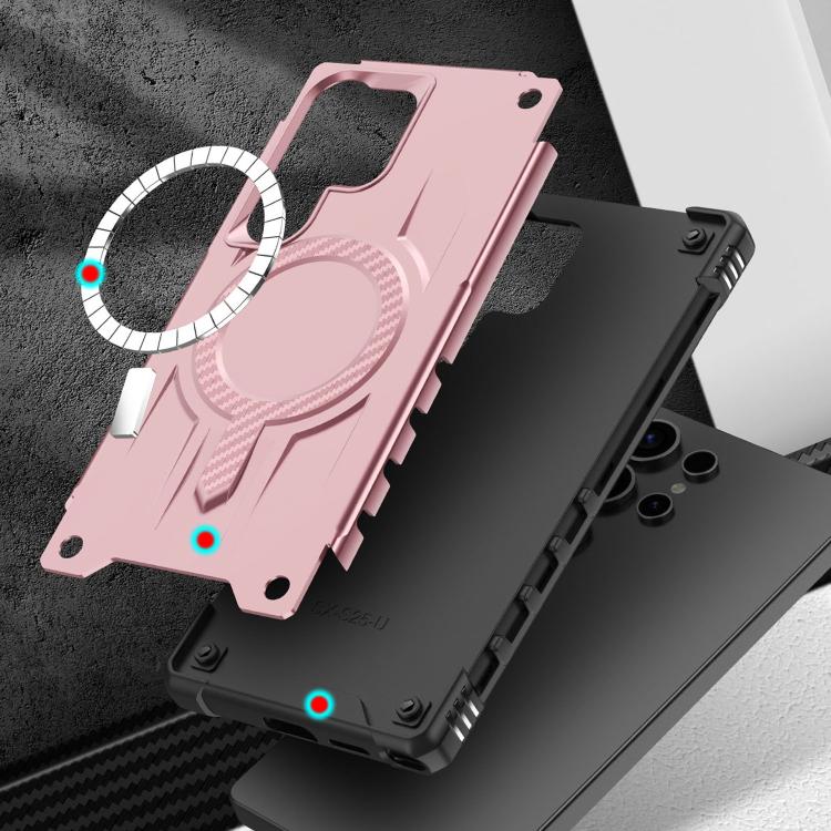 For Samsung Galaxy S23 Ultra 5G Straship MagSafe TPU Hybrid PC Phone Case