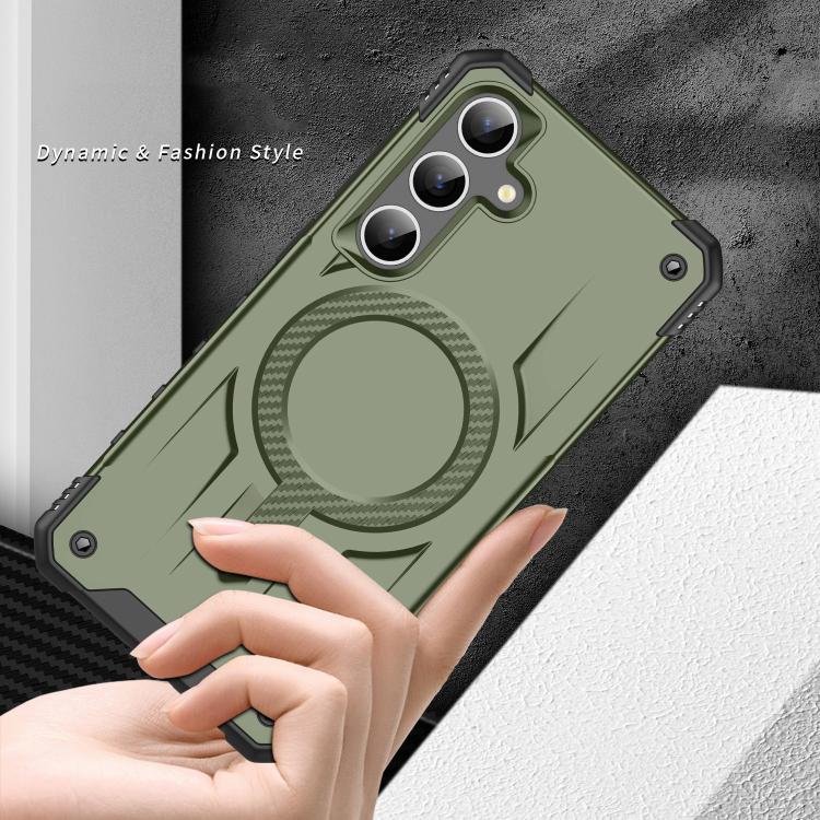 For Samsung Galaxy S23 FE 5G Straship MagSafe TPU Hybrid PC Phone Case
