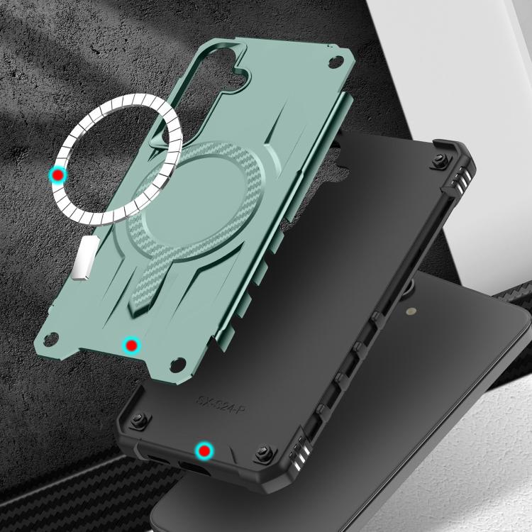 For Samsung Galaxy S24 FE 5G Straship MagSafe TPU Hybrid PC Phone Case