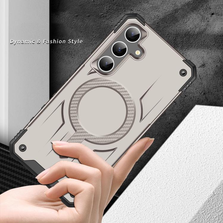 For Samsung Galaxy S24 FE 5G Straship MagSafe TPU Hybrid PC Phone Case