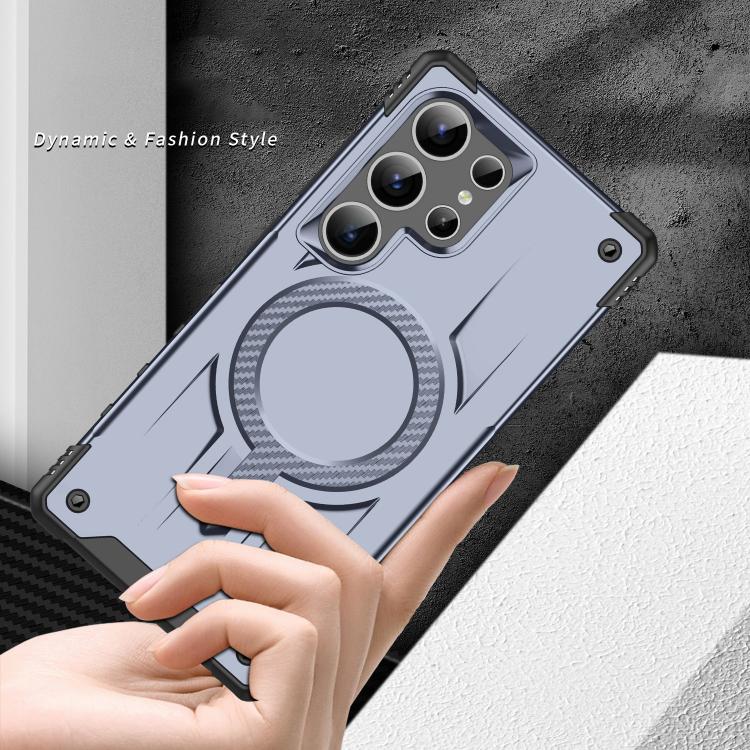 For Samsung Galaxy S25 Ultra 5G Straship MagSafe TPU Hybrid PC Phone Case