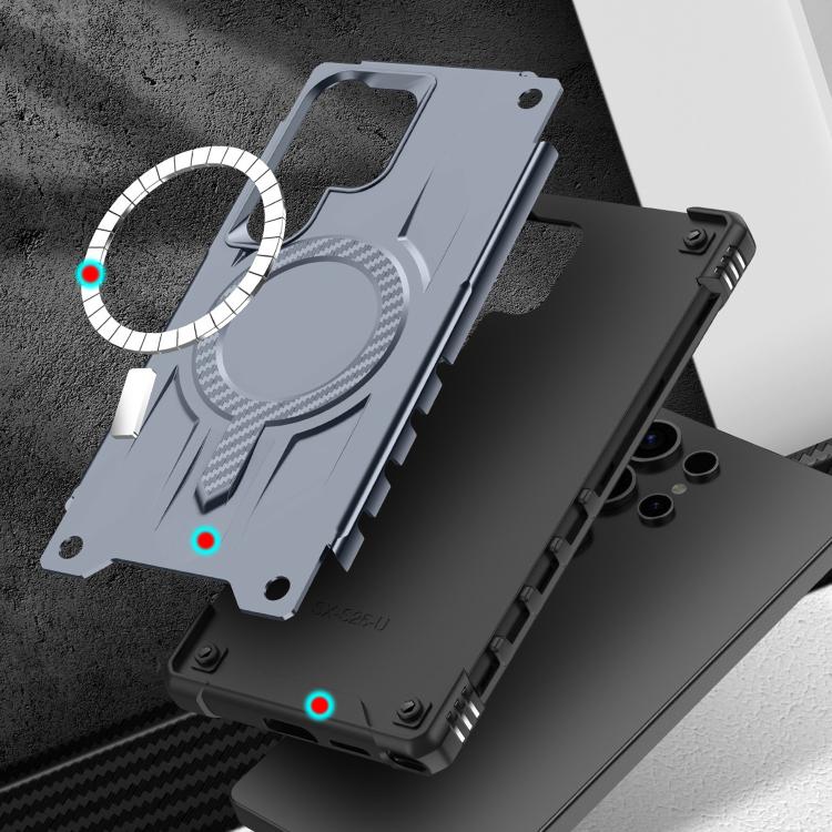For Samsung Galaxy S25 Ultra 5G Straship MagSafe TPU Hybrid PC Phone Case