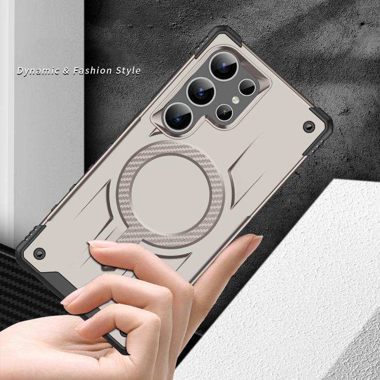 For Samsung Galaxy S25 Ultra 5G Straship MagSafe TPU Hybrid PC Phone Case