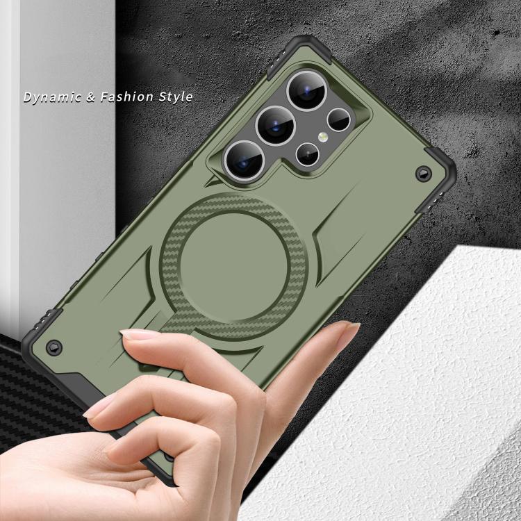 For Samsung Galaxy S25 Ultra 5G Straship MagSafe TPU Hybrid PC Phone Case