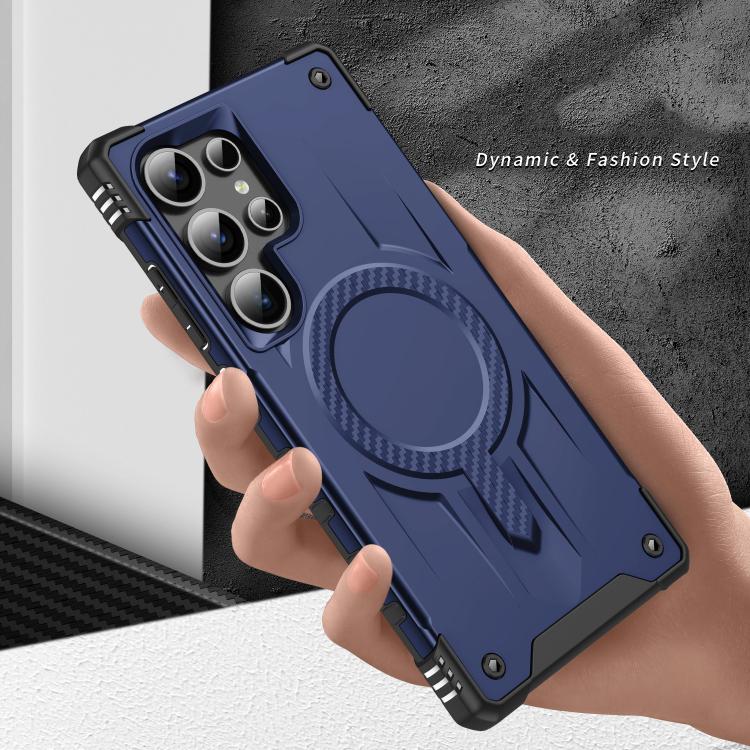 For Samsung Galaxy S25 Ultra 5G Straship MagSafe TPU Hybrid PC Phone Case