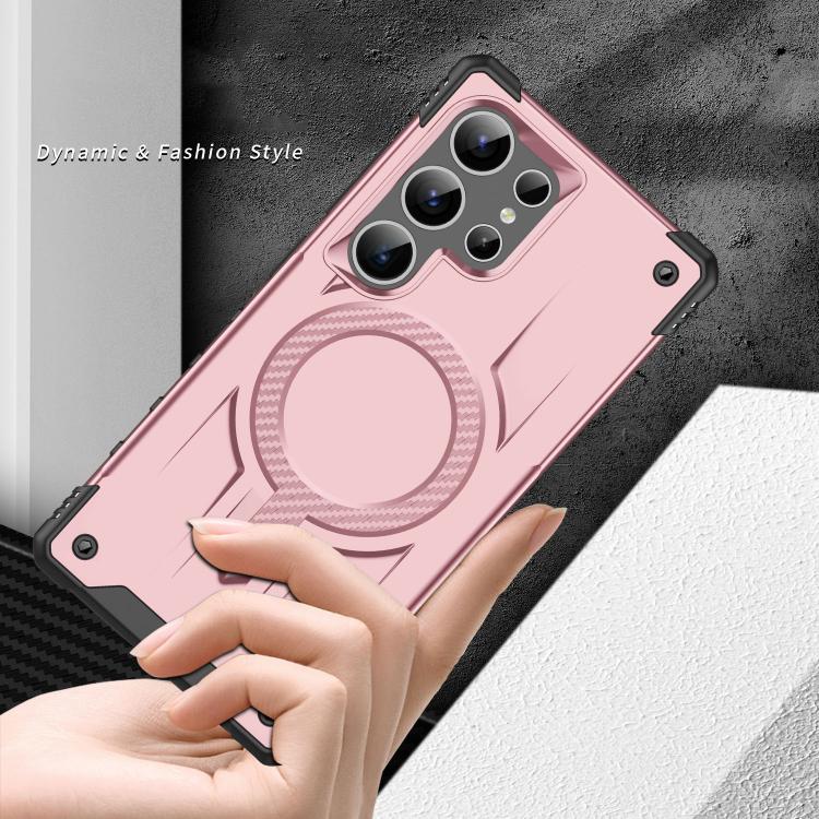 For Samsung Galaxy S25 Ultra 5G Straship MagSafe TPU Hybrid PC Phone Case