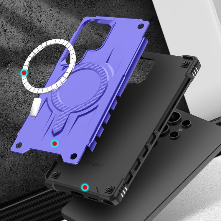 For Samsung Galaxy S25 Ultra 5G Straship MagSafe TPU Hybrid PC Phone Case
