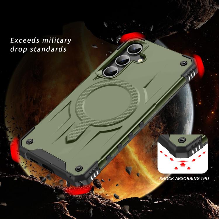 For Samsung Galaxy S25 / S24 5G Straship MagSafe TPU Hybrid PC Phone Case
