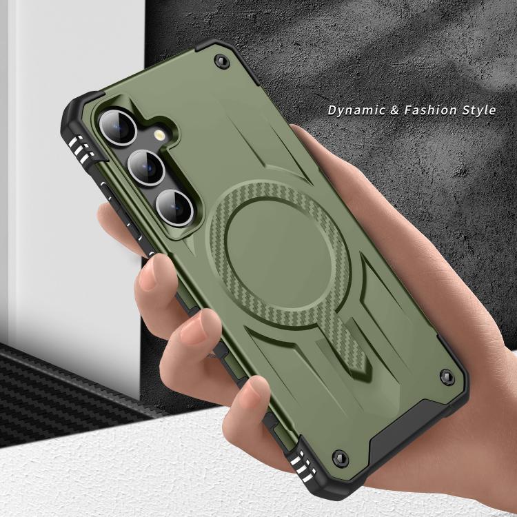 For Samsung Galaxy S25 / S24 5G Straship MagSafe TPU Hybrid PC Phone Case