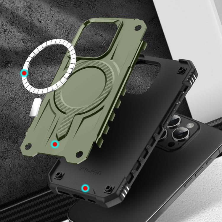 For iPhone 16 Pro Max Straship MagSafe TPU Hybrid PC Phone Case