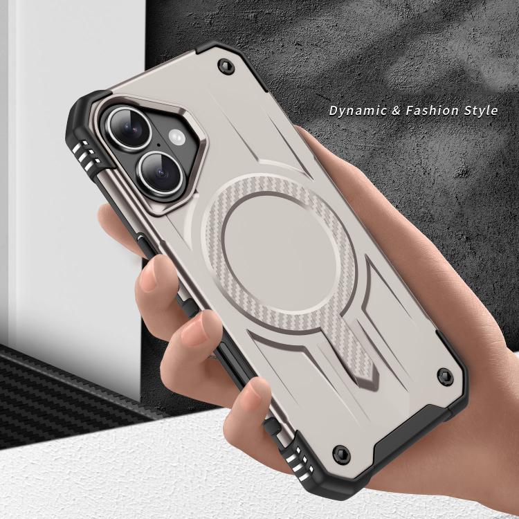 For iPhone 16 Plus Straship MagSafe TPU Hybrid PC Phone Case