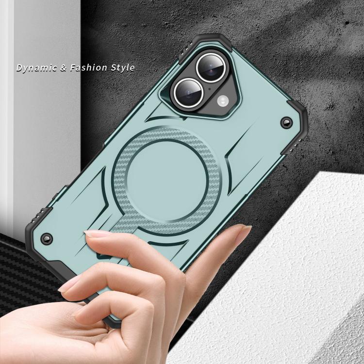 For iPhone 16 Straship MagSafe TPU Hybrid PC Phone Case