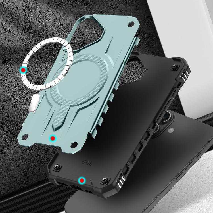 For iPhone 16 Straship MagSafe TPU Hybrid PC Phone Case