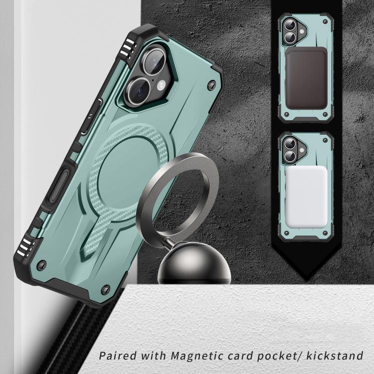 For iPhone 16 Straship MagSafe TPU Hybrid PC Phone Case