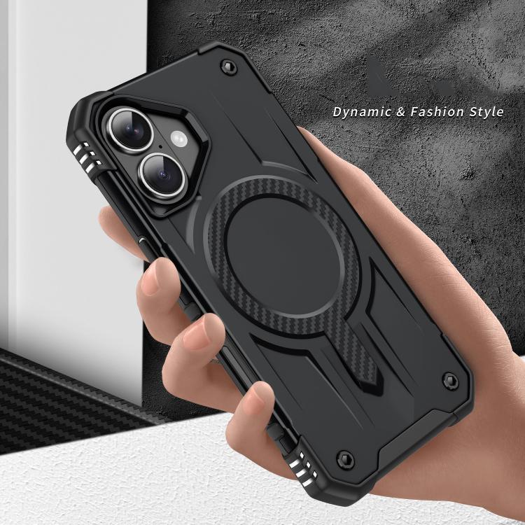 For iPhone 16 Straship MagSafe TPU Hybrid PC Phone Case