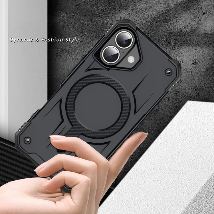 For iPhone 16 Straship MagSafe TPU Hybrid PC Phone Case