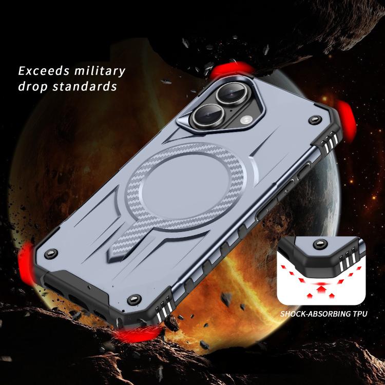 For iPhone 16 Straship MagSafe TPU Hybrid PC Phone Case