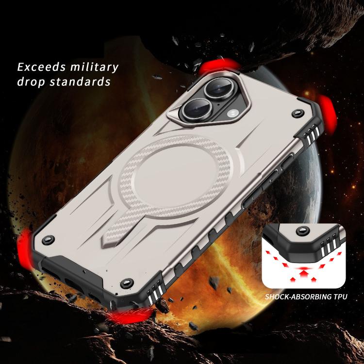 For iPhone 16 Straship MagSafe TPU Hybrid PC Phone Case