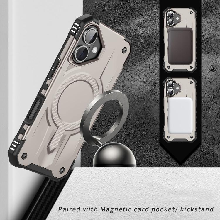 For iPhone 16 Straship MagSafe TPU Hybrid PC Phone Case