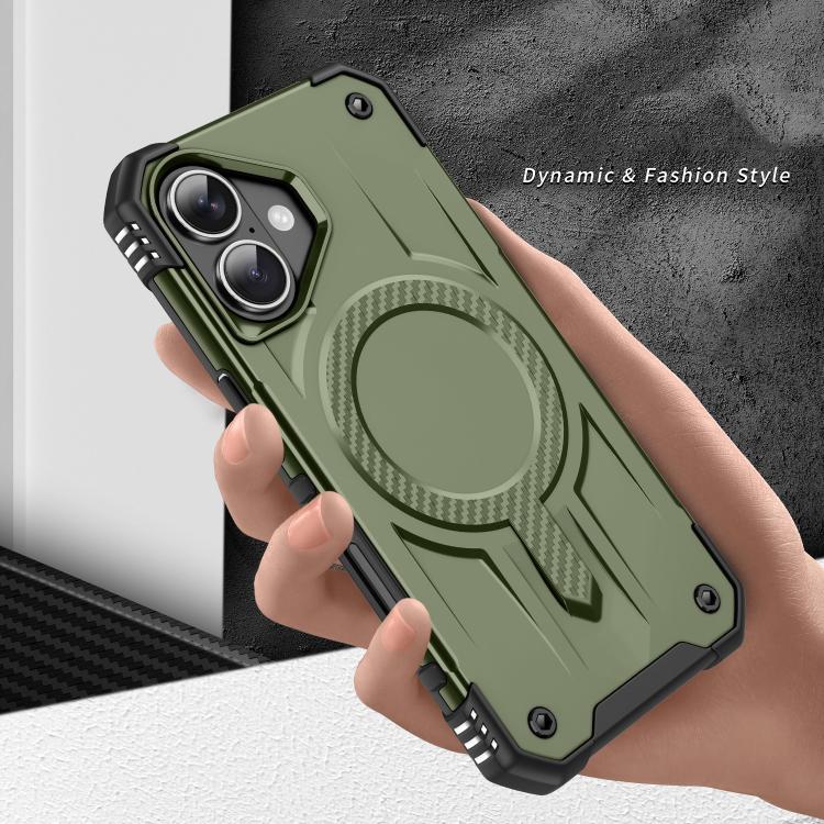 For iPhone 16 Straship MagSafe TPU Hybrid PC Phone Case