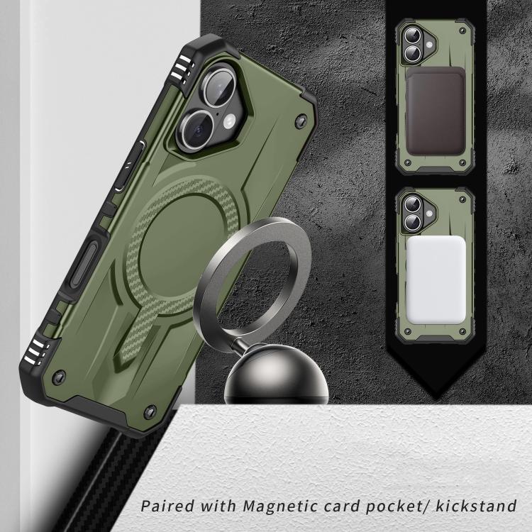 For iPhone 16 Straship MagSafe TPU Hybrid PC Phone Case