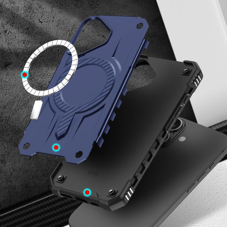 For iPhone 16 Straship MagSafe TPU Hybrid PC Phone Case