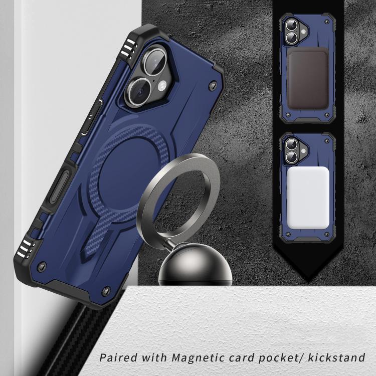 For iPhone 16 Straship MagSafe TPU Hybrid PC Phone Case