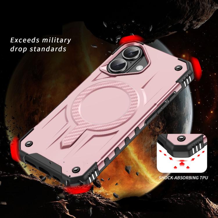 For iPhone 16 Straship MagSafe TPU Hybrid PC Phone Case