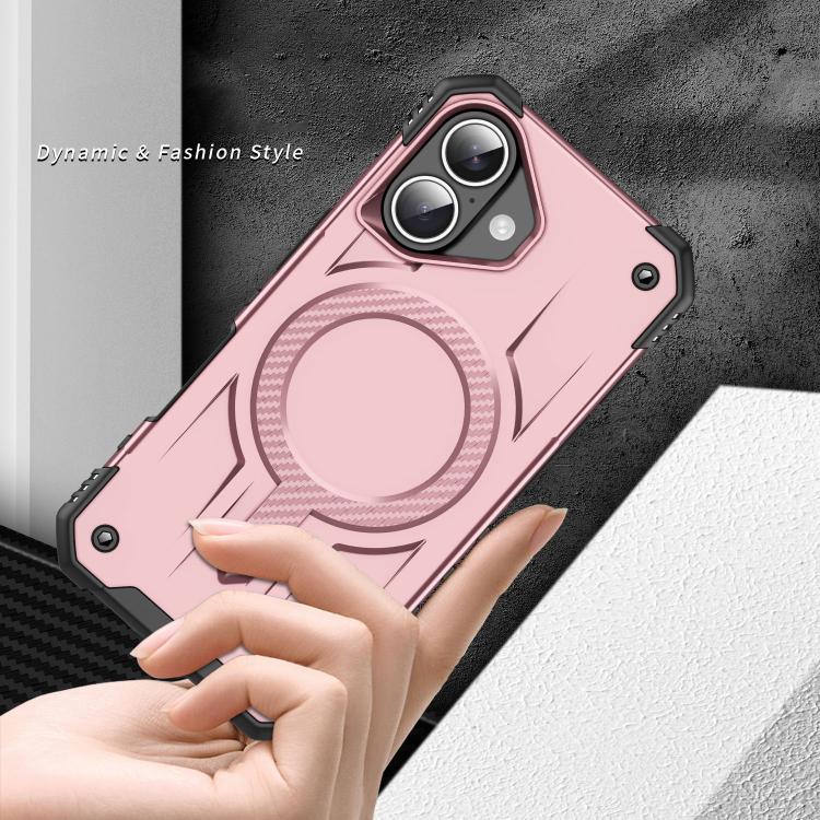 For iPhone 16 Straship MagSafe TPU Hybrid PC Phone Case