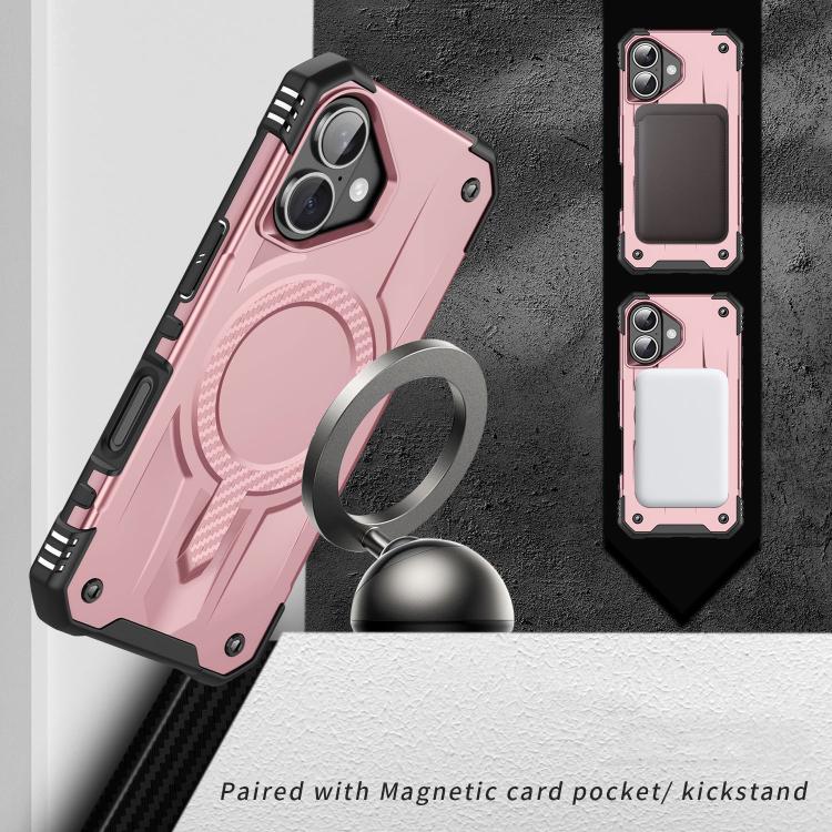 For iPhone 16 Straship MagSafe TPU Hybrid PC Phone Case