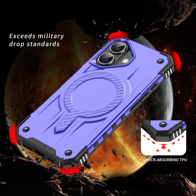 For iPhone 16 Straship MagSafe TPU Hybrid PC Phone Case
