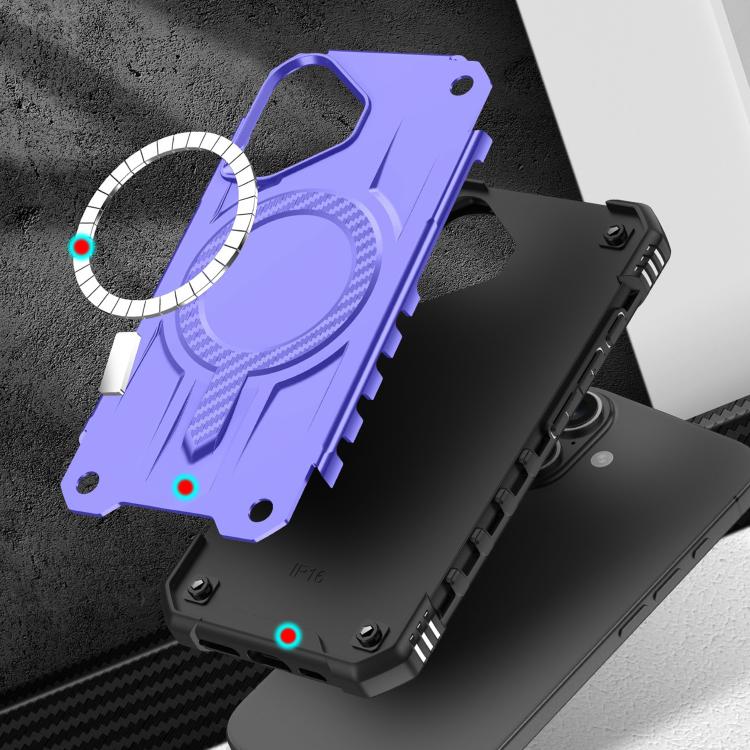 For iPhone 16 Straship MagSafe TPU Hybrid PC Phone Case