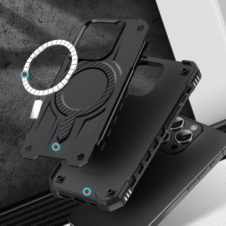 For iPhone 15 Pro Max Straship MagSafe TPU Hybrid PC Phone Case