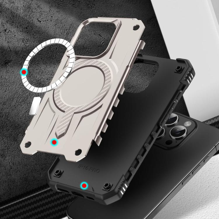 For iPhone 15 Pro Max Straship MagSafe TPU Hybrid PC Phone Case