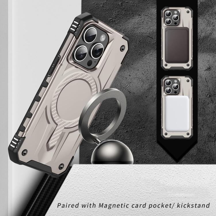 For iPhone 15 Pro Max Straship MagSafe TPU Hybrid PC Phone Case