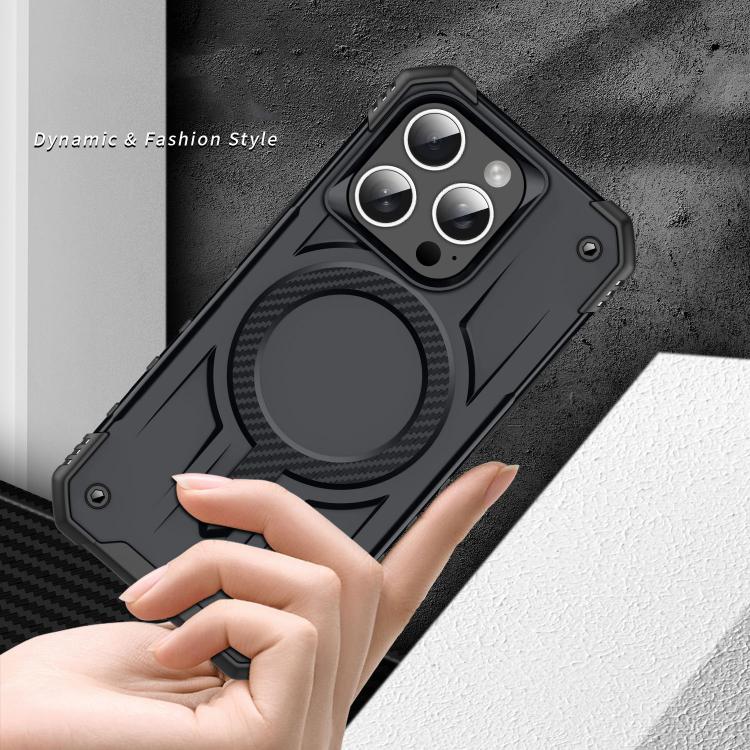 For iPhone 15 Pro Straship MagSafe TPU Hybrid PC Phone Case