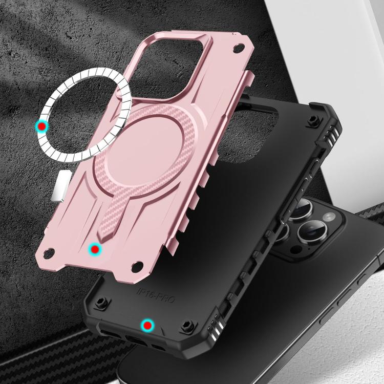 For iPhone 15 Pro Straship MagSafe TPU Hybrid PC Phone Case