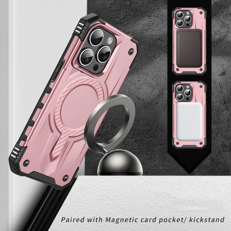 For iPhone 15 Pro Straship MagSafe TPU Hybrid PC Phone Case