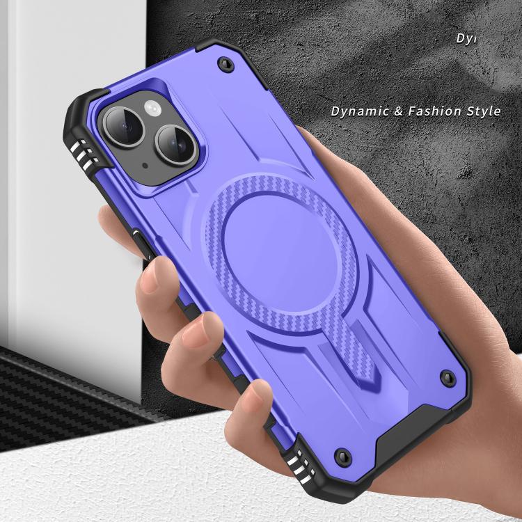 For iPhone 15 Plus Straship MagSafe TPU Hybrid PC Phone Case