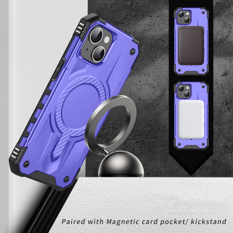 For iPhone 15 Plus Straship MagSafe TPU Hybrid PC Phone Case