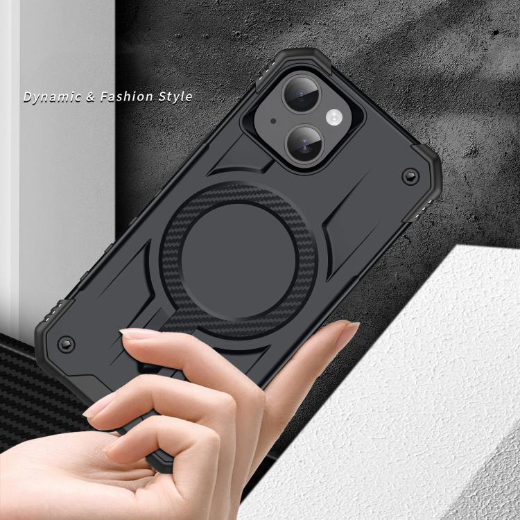 For iPhone 15 Straship MagSafe TPU Hybrid PC Phone Case