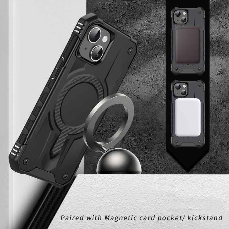 For iPhone 15 Straship MagSafe TPU Hybrid PC Phone Case
