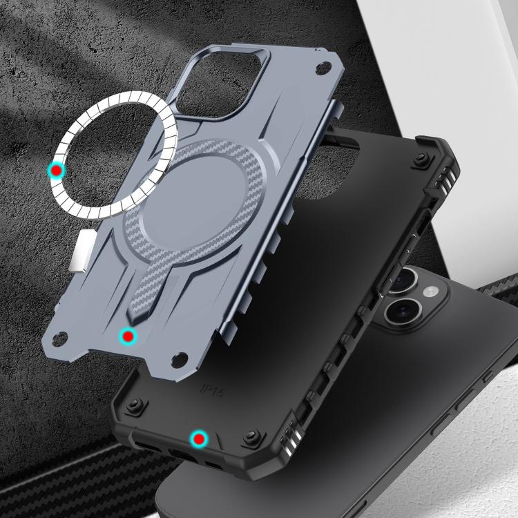 For iPhone 15 Straship MagSafe TPU Hybrid PC Phone Case