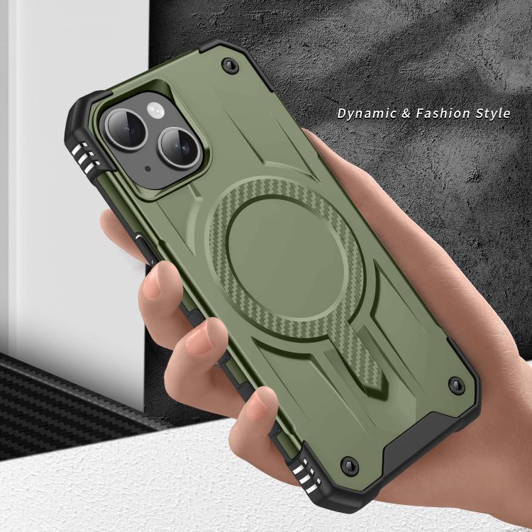 For iPhone 14 Plus Straship MagSafe TPU Hybrid PC Phone Case