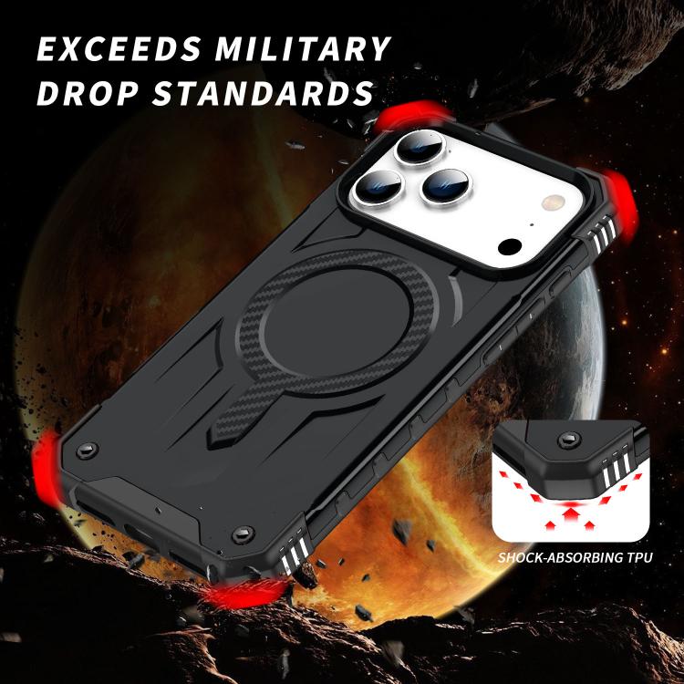 For iPhone 17 Pro Straship MagSafe TPU Hybrid PC Phone Case