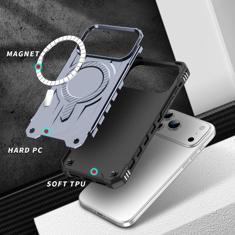 For iPhone 17 Pro Straship MagSafe TPU Hybrid PC Phone Case
